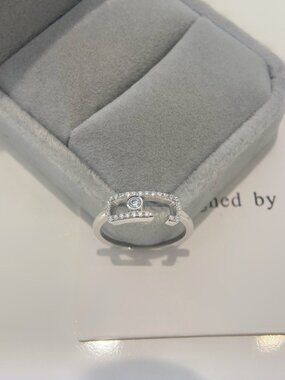 Messika Silver Pave Open-Frame DiamondRing